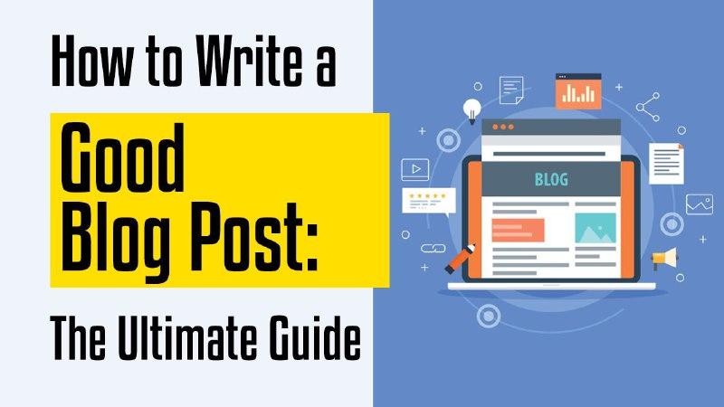 write a good blog post