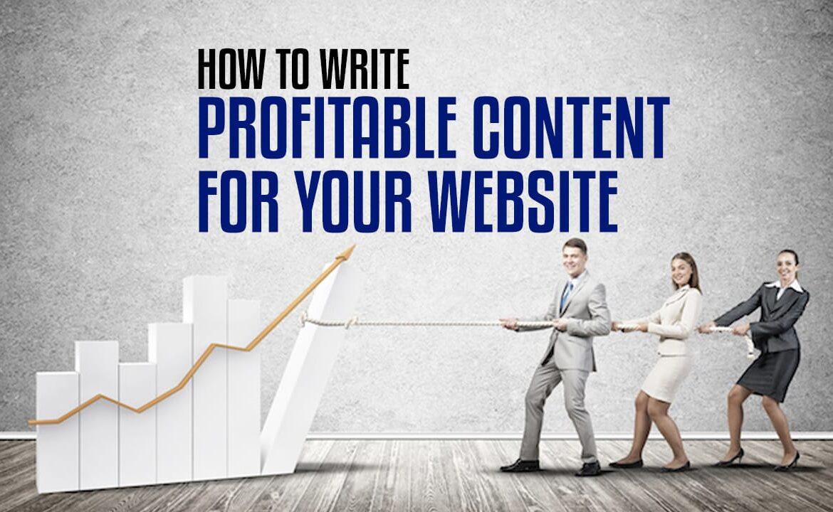 profitable content for your website