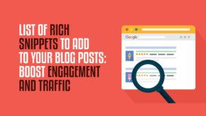 rich snippets for blog posts